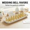 Gold Wedding Bells, 24 Pieces