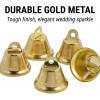 Gold Wedding Bells, 24 Pieces