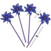 Pinwheels for Kids (Bulk Set of 36) Great for Weddings, Yards and Garden Decor (Purple)