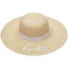 23″ circ. Bride’s Wedding Reception & Shower Straw Sun Hat