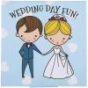 Color Your Own Wedding Kids Table Activity Set 12Pc – Crafts for Kids and Fun Home Activities