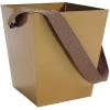 Fun Express – Gold Cardboard Bucket W/Ribbon Handle for Wedding – Party Supplies – Containers & Boxes – Paper Boxes – Wedding – 6 Pieces