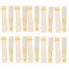 Fun Express – Gold Hand Fan Organza Bags for Wedding – Party Supplies – Fabric & Textile Bags – Wedding – 12 Pieces