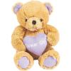 Fun Express Flower Girl Teddy Bear – Premium 8 Inch Stuffed Animal with Embroidered Purple Heart | Perfect Wedding Proposal Gift & Keepsake for Flower Girls from Bride(8″)
