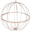Fun Express Gold Geometric Metal Sphere (12 inch Diameter) Wedding and Home Decor