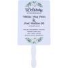 Fun Express Personalized Greenery Wedding Program Hand Fans – Stationery – 12 Pieces