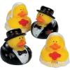 Set of 12 WEDDING Rubber Duckies/DUCKS BRIDE & GROOM/Marriage