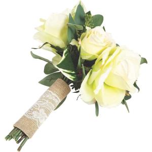 Burlap & Lace Wedding Bouquet Wrap – Crafts for Kids and Fun Home Activities