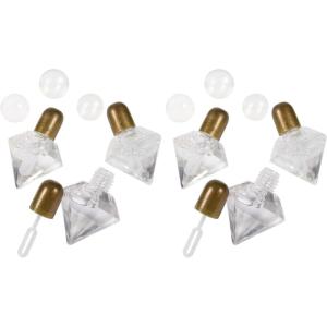 Diamond Bottle Bubbles for Wedding, Engagement and Bachelorette Party Favors – Set of 12(Small (Pack of 2))
