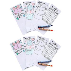 Fun Express Wedding Coloring Activity Cards Bulk 48 Pc