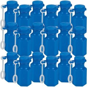 Hexagon Mini Bubble Bottles, 48 Pieces, Wedding, Birthday Party Favors, Bubble Wands (Purple)(Blue)