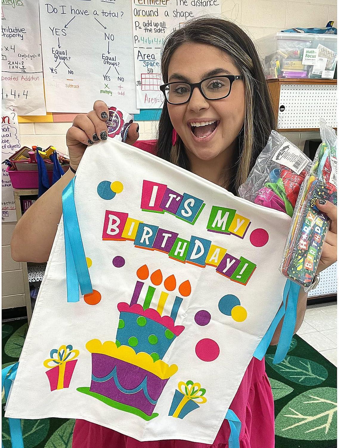 image:imageFun Express Its My Birthday Chair Cover Great for Childrens Birthday Parties 1 Piece