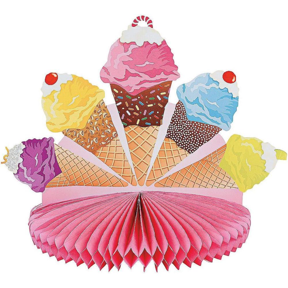 image:imageFun Express I Scream For Ice Cream Centerpiece for Birthday Party Decor General Decor Centerpieces Birthday 1 Piece