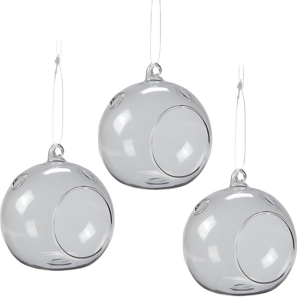 image:imageFun Express Small Round Hanging Globe for Wedding Home Decor Decorative Accessories Vases Wedding 12 Pieces