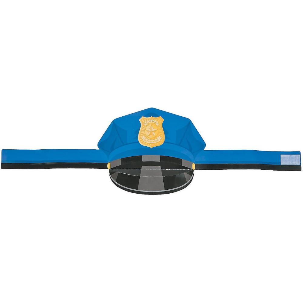 image:imageFun Express Police Hats for Kids Set of 12 Birthday Party Hats and Supplies