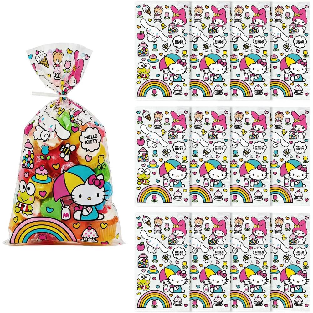 image:imageHello Kitty Treat Bags 16 Ct Sanrio Cellophane Favor Bags 55 x 10 for Kids Birthday Parties Candy Bags Party Favors Goodie Bags amp Hello Kitty Party Supplies