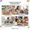 Bold & Bright Multicolor Birthday Cardstock Bookmarks – 2″ x 6″ (Pack of 48) – Colorful & Fun Design – Perfect Party Favors & Keepsakes