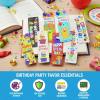 Bold & Bright Multicolor Birthday Cardstock Bookmarks – 2″ x 6″ (Pack of 48) – Colorful & Fun Design – Perfect Party Favors & Keepsakes