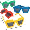 Fun Express – Brick Party Sunglasses for Birthday – Apparel Accessories – Eyewear – Sunglasses – Birthday – 12 Pieces