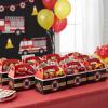 Fun Express – Fire Heroes Treat Boxes for Birthday – Party Supplies – Containers & Boxes – Paper Boxes – Birthday – 12 Pieces