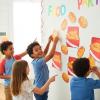 Fun Express 8 1/4″ – 16″ Food Party Chicken Nuggets Cardstock Wall Cutouts Set – 7 Pieces
