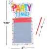 Fun Express Birthday Magic Screens – Stationery Set for Creative Fun at Parties and Celebrations, Toy Birthday Gift – Toddlers Drawing Tablet for Kids – 12 Pieces