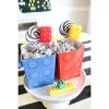 Fun Express Brick Party Building Block Suckers Lollipops Bulk – 12 Pack Individually Wrapped Candy Variety Pack for Kids Party Favors, Birthday Goodie Bags, Pinata Stuffers & Lego Themed Celebrations