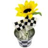 Fun Express Checkered Flag Suckers – Fun Race Car Party Favors – Ideal for Racing -Themed Celebrations Kids Party Treats & Decorations – Perfect for Birthdays & Special Occasions – 12 Pieces