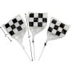 Fun Express Checkered Flag Suckers – Fun Race Car Party Favors – Ideal for Racing -Themed Celebrations Kids Party Treats & Decorations – Perfect for Birthdays & Special Occasions – 12 Pieces