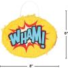 Fun Express Comic Superhero Mini Pinatas – Set of 6 – Birthday Party Decor