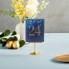 Fun Express Constellation Table Numbers – Party Supplies – Elegant Starry Design for Events, Weddings, and Special Occasions – 24 Pieces – Blue