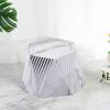Fun Express Geometric Silver Marble Favor Box Set – Stylish and Elegant Party Decor for Weddings Birthdays Receptions Bridal Showers & Special Occasions – Perfect for Treats Gifts & More – 24 Pieces