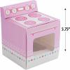 Fun Express Oven Cupcake Favor Boxes – Adorable & Convenient Boxes for Cupcakes Treats & Small Gifts – Perfect for Birthday Parties Weddings & Special Occasions – Easy to Assemble – 12 Pieces – Pink