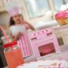 Fun Express Oven Cupcake Favor Boxes – Adorable & Convenient Boxes for Cupcakes Treats & Small Gifts – Perfect for Birthday Parties Weddings & Special Occasions – Easy to Assemble – 12 Pieces – Pink