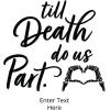 Fun Express Personalized Halloween Wedding Aisle Runner