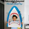 Fun Express Shark Cardboard Cutout Life Size 3 Feet Tall – Premium Photo Booth Prop & Standee for Shark Party Decorations | Perfect for Birthday Parties, Beach Theme Events & Kids Room Decor
