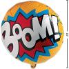 Fun Express Superhero Mylar Balloon 18 inch – City Scape and Comic Designs – Birthday Party Decor – VBS Vacation Bible School Supplies/Decor Set – 3 Pieces