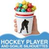 Hockey Party Disposable Paper Cups – 9 oz. (8 Count) – Exciting Hockey Motif – Perfect for Team Parties, Birthdays & End-of-Season Banquets