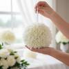 Hydrangea Pomander Kissing Balls – Set of 3 Pieces, Each is 6.5 inch – Wedding and Home Decor