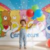 Vibrant Care Bears Party Polyester Backdrop Banner – 3 ft x 5 ft (1 Piece) – Perfect for Photo Booths, Dessert Tables & Kids’ Birthday Decor