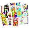 Bold & Bright Multicolor Birthday Cardstock Bookmarks – 2″ x 6″ (Pack of 48) – Colorful & Fun Design – Perfect Party Favors & Keepsakes