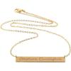 Fun Express – Pz Gold Metal Bar Necklace for Wedding – Jewelry – Adult Jewelry – Misc Adult Jewelry – Wedding – 1 Piece