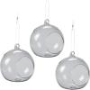 Fun Express – Small Round Hanging Globe for Wedding – Home Decor – Decorative Accessories – Vases – Wedding – 12 Pieces