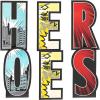 Fun Express 27 inch x 50 inch Heroes Comic Letter Cardboard Cutout Stand-Ups – 6 Piece Set | Perfect for Birthday Party Decorations, Classroom Wall Decor, & Themed Events