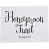 Fun Express Honeymoon Fund Sign for Wedding – Gray and Black
