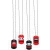 Fun Express Ninja Dog Tag Necklaces (set of 12) Birthday Party Favors and Supplies
