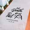 Fun Express Personalized Halloween Wedding Aisle Runner