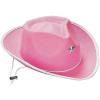 Fun Express Pink Sheriff Cowgirl Hat for Kids – Set of 12 – Birthday Party and Costume Hats