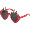 Fun Express Strawberry Sunglasses Kids Bulk 12 Pack – Colorful Party Glasses for Birthday Party Favors | Fun Plastic Sunglasses for Kids Party Bags & Summer Celebrations | Red Fruit Design
