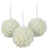 Hydrangea Pomander Kissing Balls – Set of 3 Pieces, Each is 6.5 inch – Wedding and Home Decor